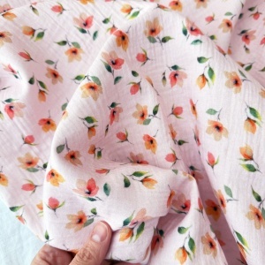 Muselina premium imprimata digital - Rose Petals