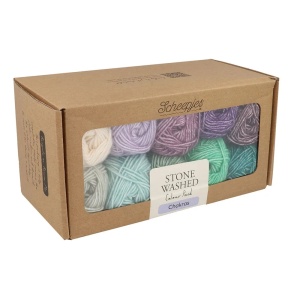 Pachet 10 sculuri x 25 gr - Scheepjes Stone Washed - Chakras - Img 4