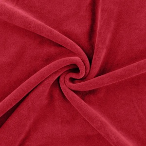 Plush bumbac Nicky Velour - Dark Red - Img 2