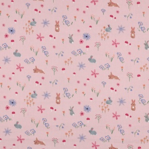 Poplin premium digital - Farm Animals Pink - Img 4