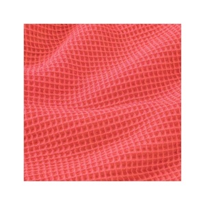 Tesatura din Bumbac Waffle - Corail