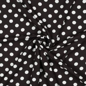 Vascoza Imprimata digital- Big Polka Dots Brown - Img 2