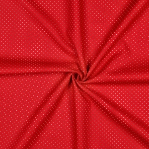 Bumbac imprimat - Petit Dot Red - Img 3