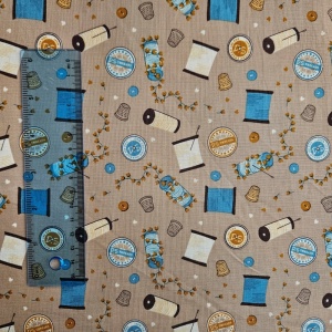 Bumbac Imprimat - Vintage sewing - Img 2