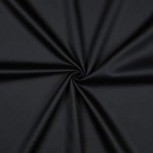 Bumbac satinat uni - Black - Img 2