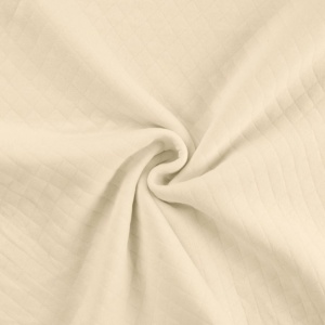 Cupon 30 cm - Jerse Matlasat Cotton Diamond - Ecru