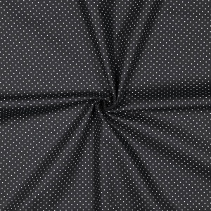 Cupon 35 cm - Bumbac imprimat - Petit Dot Black - Img 2