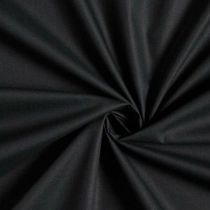 Cupon 35cm - Poplin bumbac uni - Black - Img 2