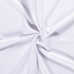 Cupon 50 cm - Jerse bumbac uni - Optic White