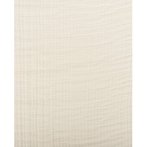Cupon 80 cm - Muselina din bumbac in 6 straturi - Ecru - Img 2