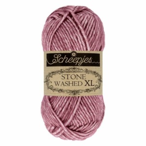 Fir bumbac melanj Stone Washed XL - Ruby 848