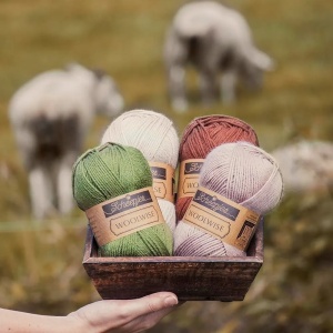 Fir din lana merino reciclata - Woolwise 100g - Pure White 701 - Img 2