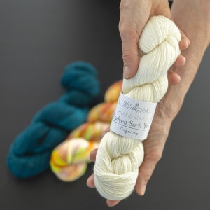 Fir din lana pentru vopsit manual - Scheepjes Nakid Pure Wool - Fingering - Img 1