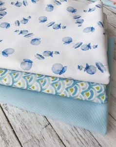 Material bumbac canvas uni - Light Blue - Img 2