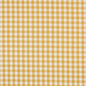 Material bumbac tesut yarn dyed - Vichy Ochre 10mm - Img 4