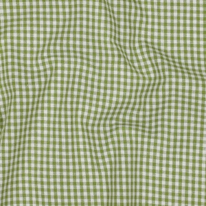 Material bumbac tesut yarn dyed - Vichy Vintage Green 2.7mm