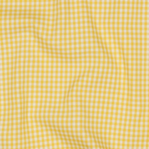 Material bumbac tesut yarn dyed - Vichy Yellow 2.7mm