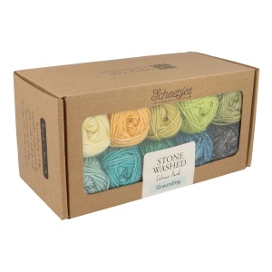 Pachet 10 sculuri x 25 gr - Scheepjes Stone Washed - Grounding - Img 4