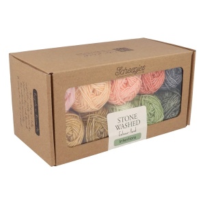 Pachet 10 sculuri x 25 gr - Scheepjes Stone Washed - Intentions - Img 3