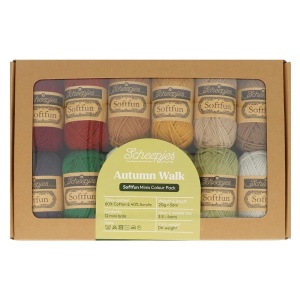 Pachet 12 sculuri x 20 gr - Scheepjes Softfun - Autumn Walk - Img 2