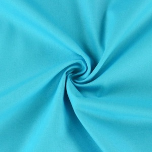 Poplin bumbac uni - Light Turquoise - Img 1