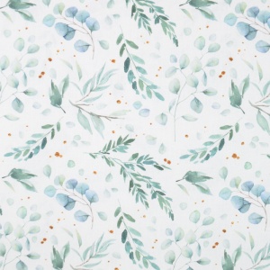 Poplin imprimat digital - Ito Eucalyptus
