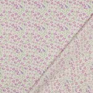 Poplin premium - Heritage - Flowers Field Purple - Img 3