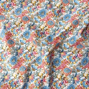 Poplin premium imprimat - Summer Fiesta White - Img 3