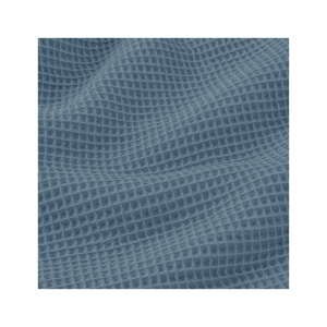 Tesatura din bumbac Waffle - Stone Blue