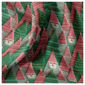 Bumbac imprimat digital - Embroidery Forest - Img 2