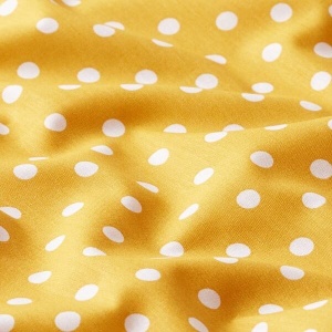 Bumbac imprimat - Dots Ocre