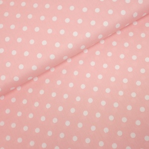 Bumbac imprimat - Dots Rose - Img 1