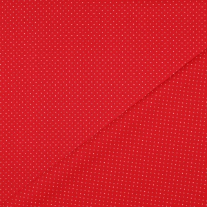 Bumbac imprimat - Petit Dot Red - Img 4