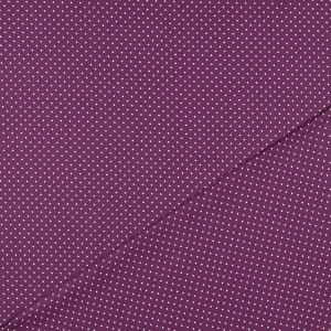 Bumbac imprimat - Petit Dots Purple - Img 3