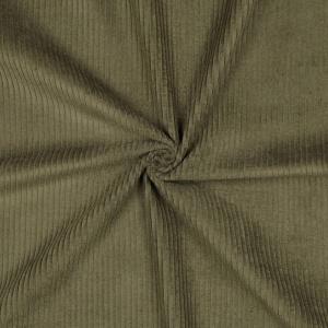 Bumbac Reiat Corduroy Prespalat 4.5W - Army Green - Img 3