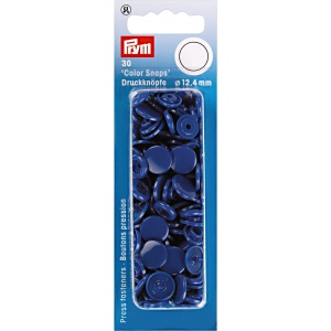 Capse rotunde din plastic - Royal Blue - pachet 30 buc - Img 2