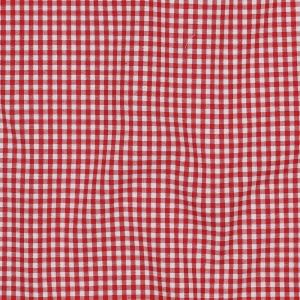 Cupon 25 cm - Material bumbac tesut yarn dyed - Vichy Red 2.7mm