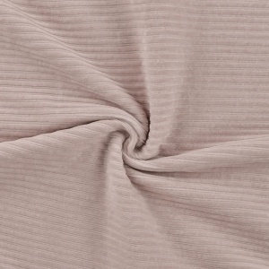 Cupon 30 cm - Jerse velur din bumbac - Nude