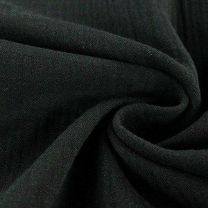 Cupon 30 cm - Muselina Organica GOTS - Black