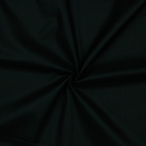 Cupon 39cm - Batist - Voal de bumbac uni organic GOTS - Black