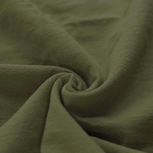 Cupon 48 cm - Bumbac Prespalat Stonewashed - Moss Green