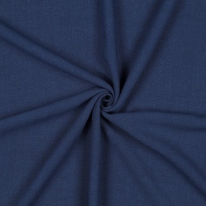 Cupon 50cm - Material din amestec de vascoza si in - Albastru Marine - Img 2
