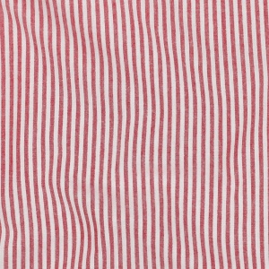 Cupon 60cm - Poplin Bumbac Yarn Dyed Striped - Red