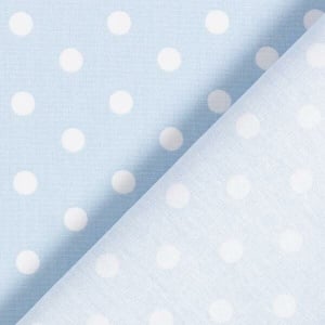 Cupon 80 cm - Bumbac imprimat - Dots Light Blue - Img 3