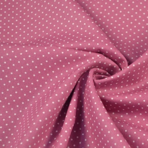 Cupon 80 cm - Bumbac imprimat - Petit Dots Mauve - Img 2