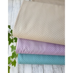 Cupon 85 cm - Bumbac imprimat - Petit Dot Fresh Sage - Img 3