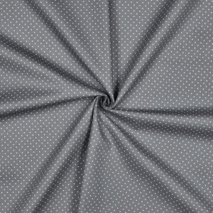Cupon 85 cm - Bumbac imprimat - Petit Dot Grey - Img 3
