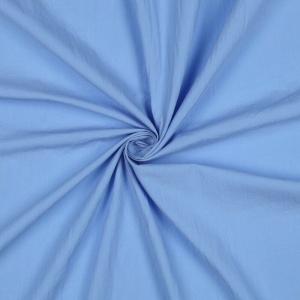 Cupon 85 cm - Poplin prespalat uni - Azur - Img 2