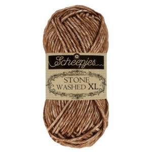 Fir bumbac melanj Stone Washed XL - Brown Agate 862