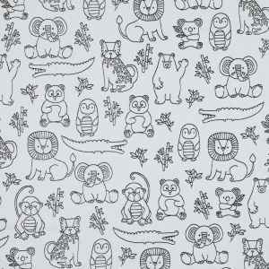 Jerse Bumbac de colorat - Zoo